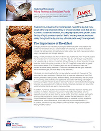 whey proteins in breakfast foods